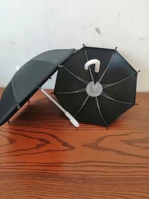 Customized Logo Car Mobile Phone Sunscreen Umbrella with Open Diameter Less Than 90cm