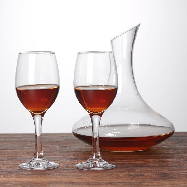 Restaurant 3pcs Glass Wine Decanter Lead Free Soda Lime Glass Material