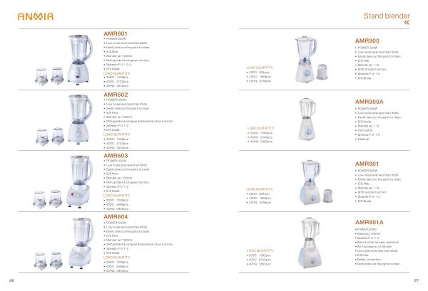 Wholesale household kitchen electric manual stand table blender mixer/BPA FREE GK-AMR601