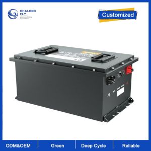 48V 190Ah LiFePO4 Golf Cart Battery with 5000+ Cycles, 9.12kWh High Capacity, and IP65 Waterproof Enclosure