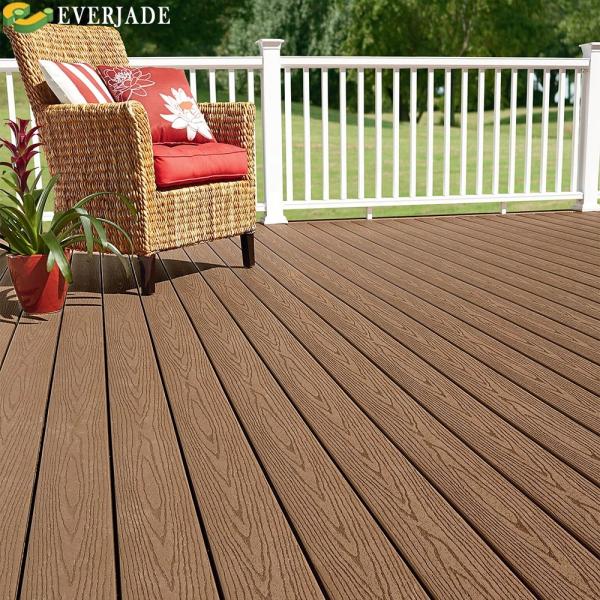Madeira Natural Brasil Madeira Plástico Composito Decking e de longa duração para o exterior
