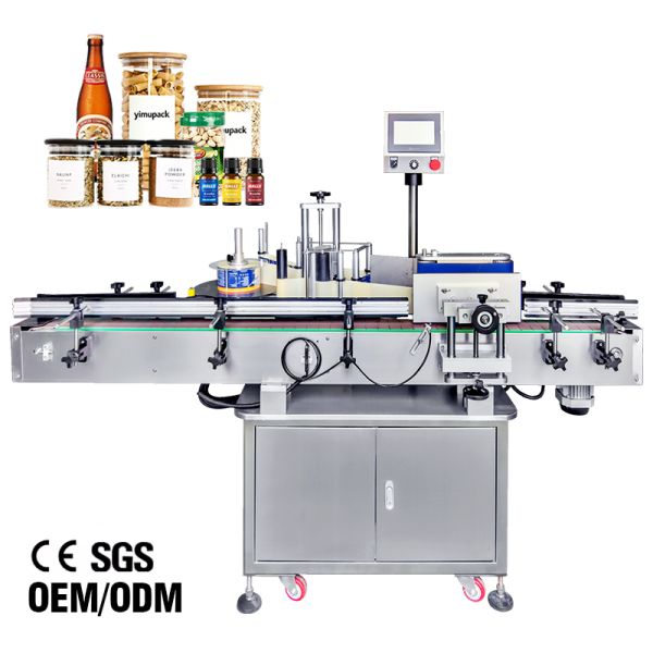 500ml 1000ml Automatic Industrial Bottle Labeling Machine Applicator For Hexagonal Square Cans