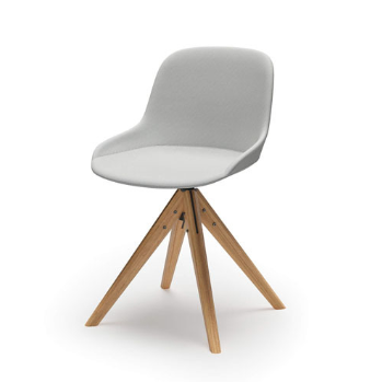Swivel Restaurant Chair And Table Fabric Upholstered Restaurant Dining Chairs Beech Tapered Legs