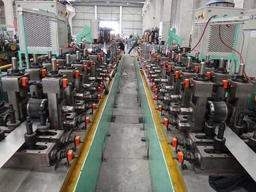 380V 100kw Stainless Steel Pipe Making Machine Tube Mill