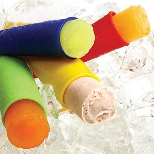 Silicone Ice Pole Moulds Popsicle Ice Lolly Maker Squeeze Ice Pop Tubes Summer Promotional Item