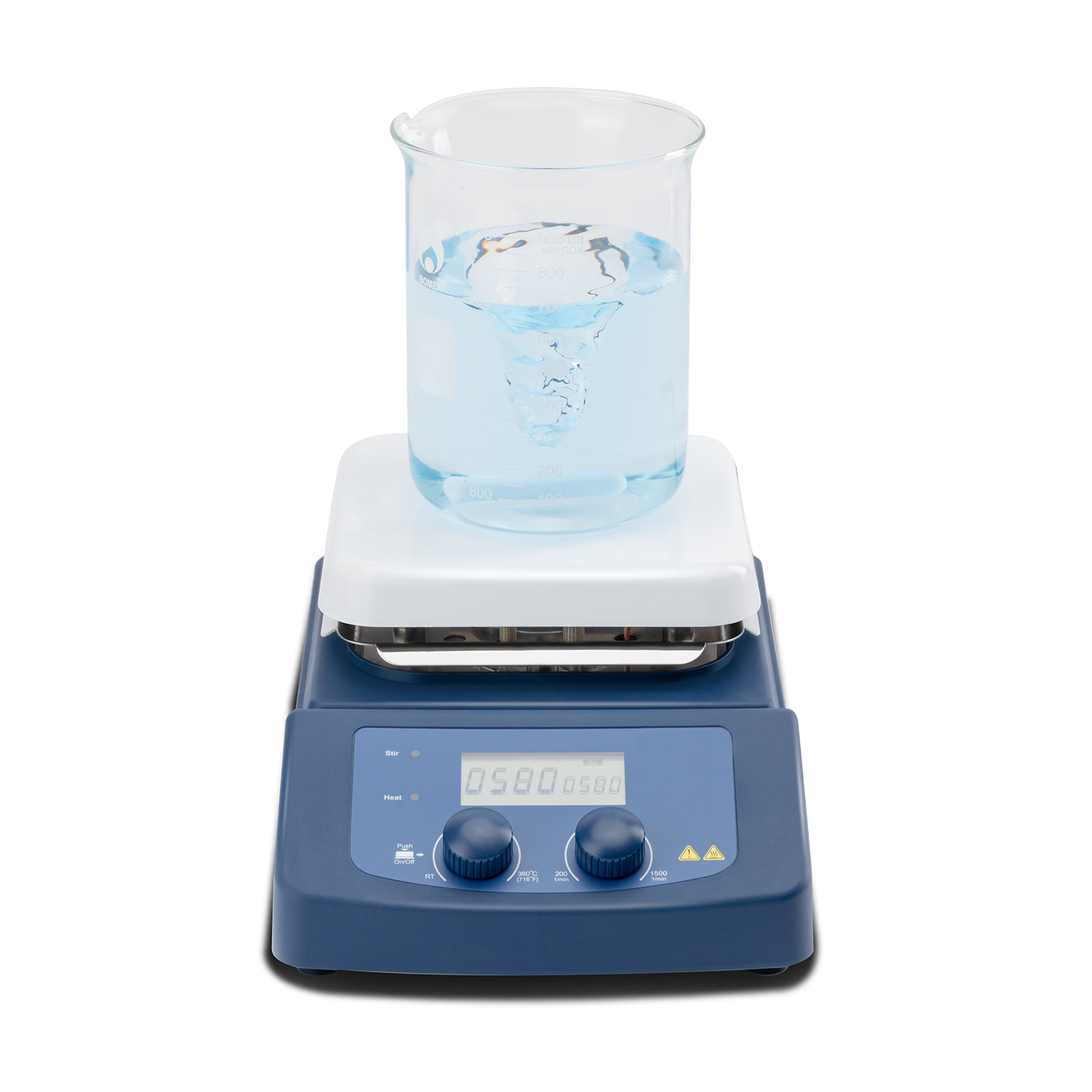 100rpm - 1500rpm Magnetic Hotplate Stirrer 380°C LCD Digital Hotplate Stirrer  For Laboratory Research