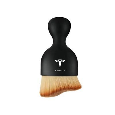 Tesla Car Interior Detailing Brush with Ultra Soft Microfiber for Model 3