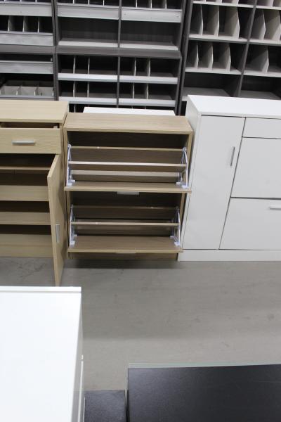 No Ratten Modular Particle Board Shoe Rack Melamine Faced Chipboard Material