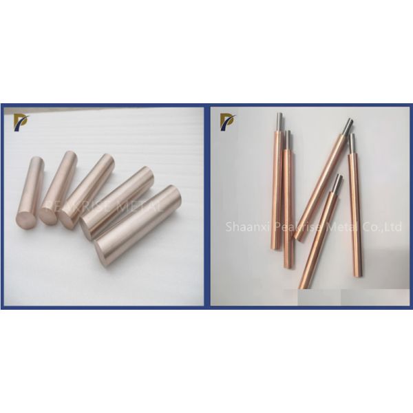 Адвокатура сплава вольфрама меди штанги сплава WCu20 отполировала поверхностную плотность 11,9 - 17.3g/Cm3