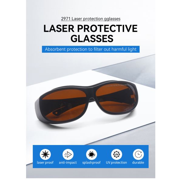 Glasses with laser Laser protective glasses certified laser eye protection laser protective glasses co2 laser protection glasses ipl safety glasses laser protection glases 190-550nm 750-1100nm goggles