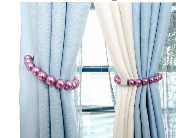 Modern delicate custom ABS magnet curtain tiebacks for home decoration