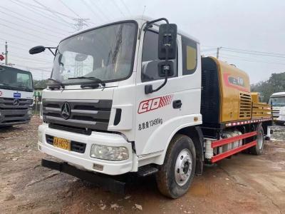 2019 Model Used Transported Mobile Concrete Pump Sany Chassis With YC4E6185 Engine