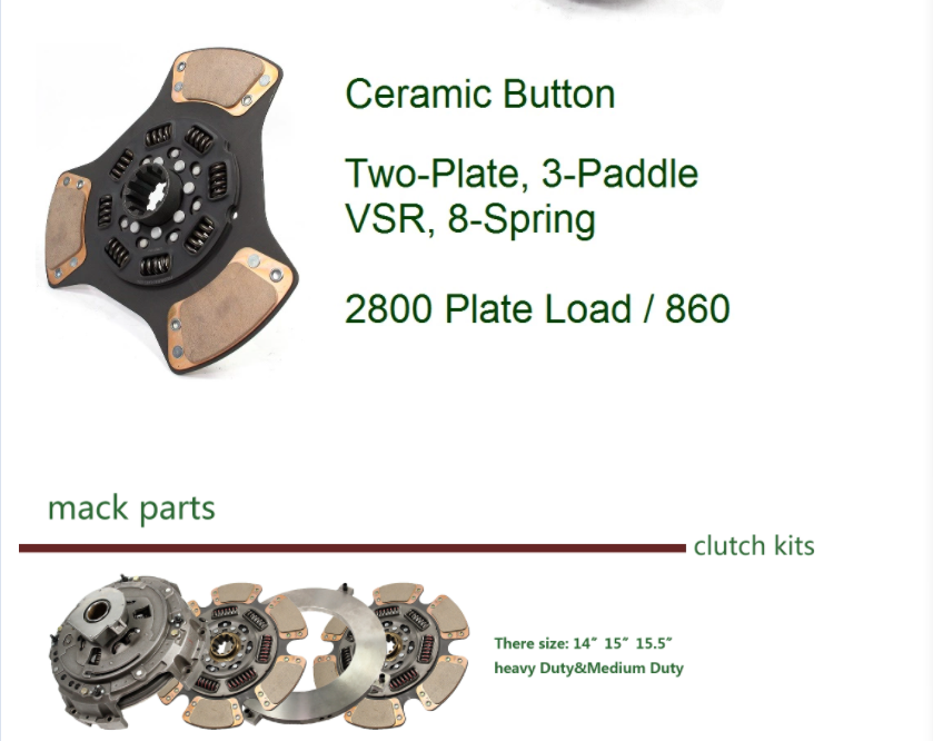 Ts16949 Eaton Clutch Kit Cover 107342-22 128685 Auto 10t