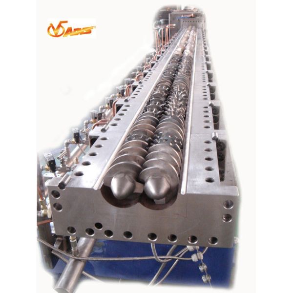 500rpm Twin Screw Polymer Devolatilization Extruder for Rubber Processing