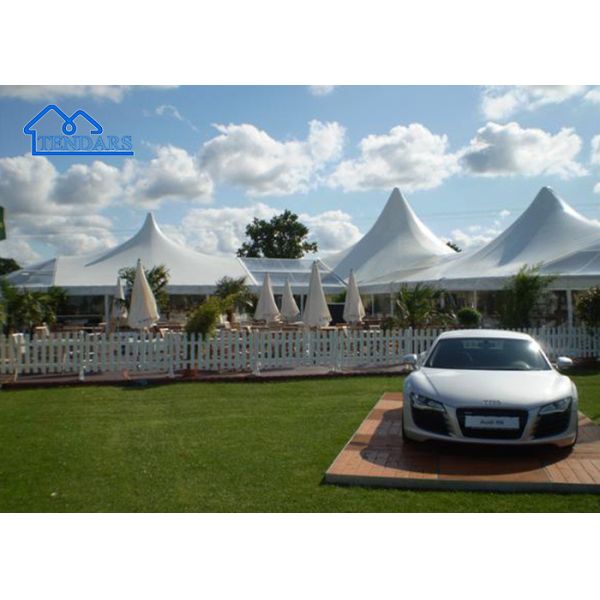 Уникальная водонепроницаемая, устойчивая к ультрафиолету, огнеупорная Алюминиевая структура Белая пагода для свадьбы