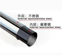 GB/T18704 Q195 Q235 12Cr18Ni9 Stainless Steel Clad Pipes OD 12.7mm - 325mm