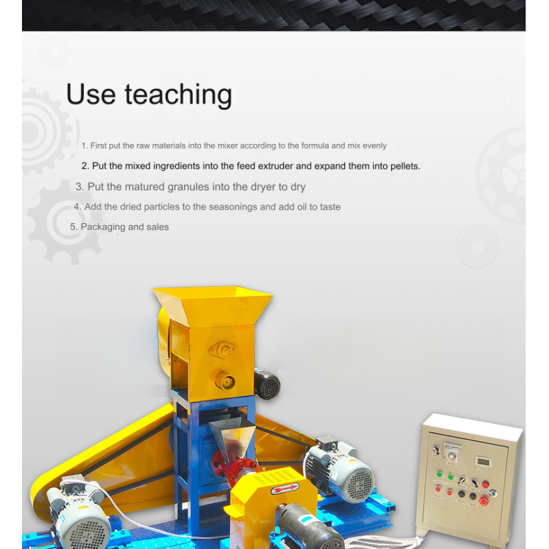 Food Machinery Pet Processing Pet Food Extruder Fish Chicken Duck Feed Pellet Machine