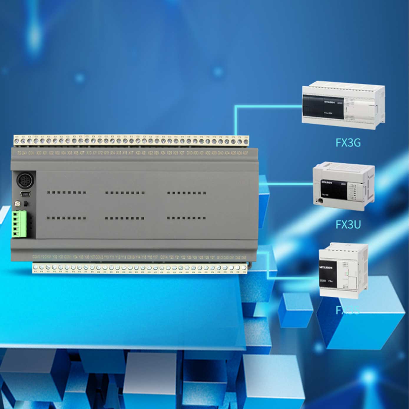 терминал Programmable логически регулятора 32K 100KHz общественный изолировал модульный PLC