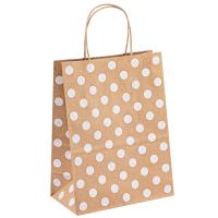 Le T-shirt recyclable de papier d'emballage met en sac le sac de papier de achat fait sur commande de poignée pour la nourriture