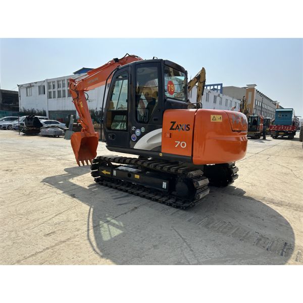 Использованный Hitachi ZX70 мини экскаватор с резиновой дорожкой 7 тонн горный экскаватор