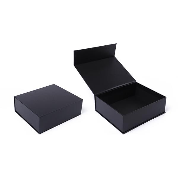 Wholesale manufacturing high quality Magnetic Gift Box Packaging Custom logo luxury Eco Friendly Cardboard Paper Black Magnetic Jewelry Box