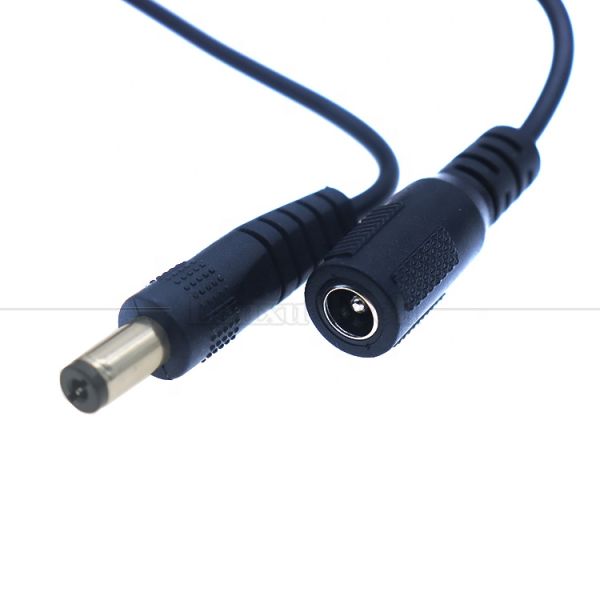 Cable d'extension de courant CC pour caméra CCTV