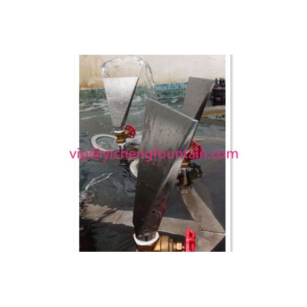 45 Degree Fan Shaped Water Fountain Nozzles