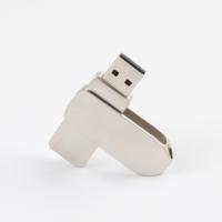 Metal Matt Silver Color dados do carregamento da movimentação de USB de uma torção de 360 graus livres