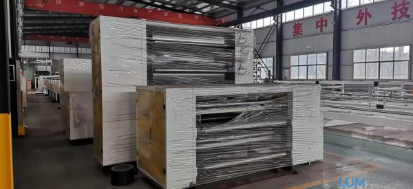 5 Ply / Double Wall 220v Corrugated Cardboard Production Line