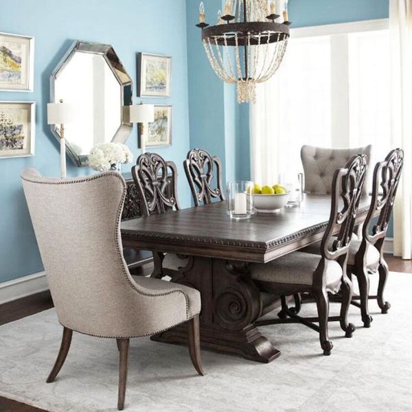 Table de terrasse en aluminium coulé imperméable à l'eau Table de salle à manger en aluminium pliable