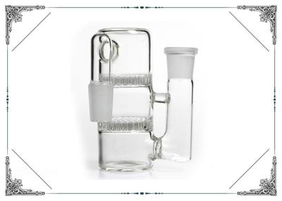 Glass Bongs Ash Catcher 90 Degree Double Honey combs Percolators 4.7 Inches
