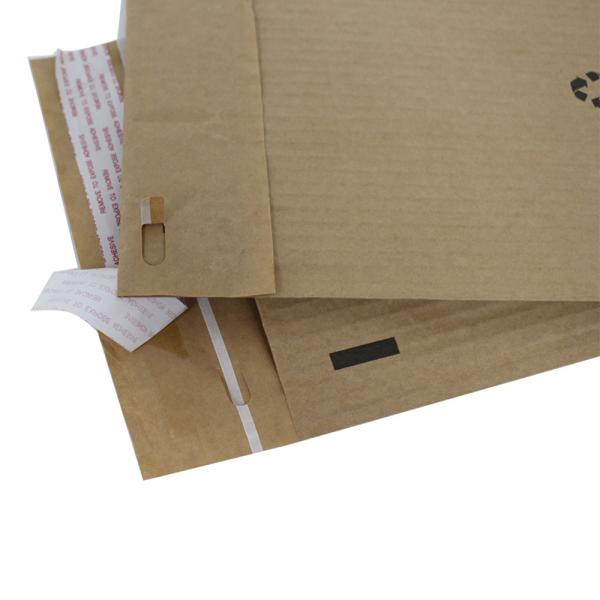 Customizable Paper Padded Mailer Shock Resistant Corrugated Paper Bag Environmentally Friendly