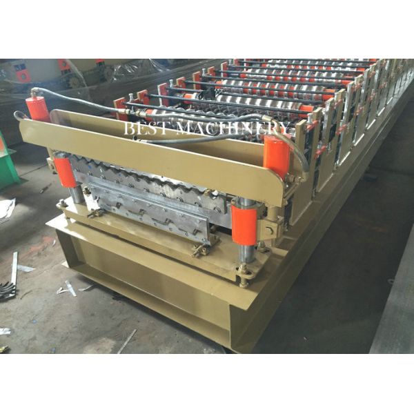 Крен листа толя двойного слоя формируя форму гальванизированную машиной трапецоидальную