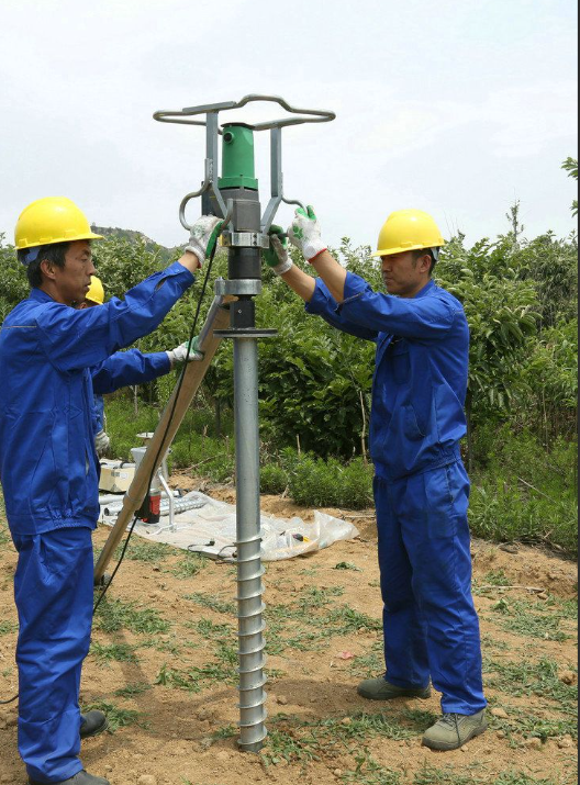 Hot Dipped Galvanized Earth Screw Ground Helical Screw Pile Commercial