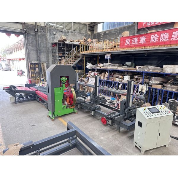 Heavy Duty Vertical Band Sawmill With Hydraulic Carriage Vertical Bandsaw Mill with Log Turner