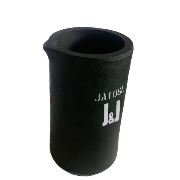 Heat Resistant Graphite Melting Crucible , Large Foundry Crucible Metal Melting