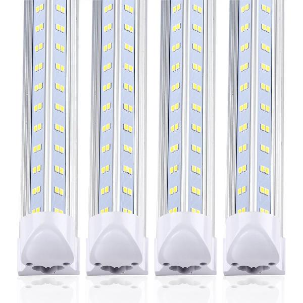 40W V-Shaped Police Light Bars 120cm 150cm 160LM/W 0-10V Dimmable Milky Cover