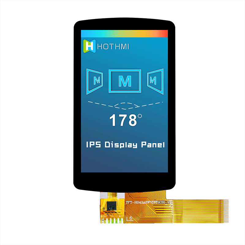 4,3 экран IPS TFT дюйма емкостный, дисплей цвета 480x800 TFT