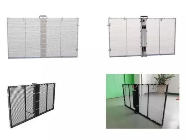 P6.25mm Transparent Glass LED Screen 5000cd/Sqm 70 Transparency Rate
