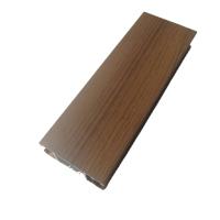 Section en aluminium de profil de grain en bois extérieur de transfert de chaleur pour la construction