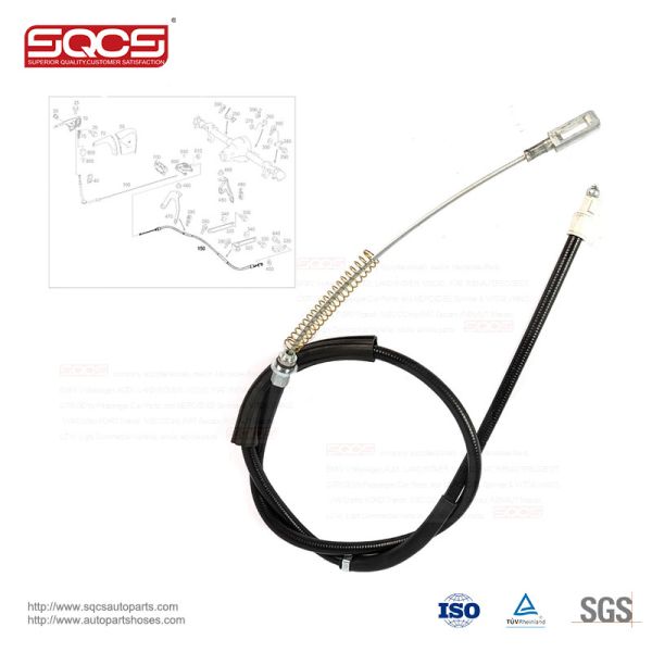 Cable de freinage de stationnement avant/arrière A9064207085 pour Mercedes Sprinter W906 2006
