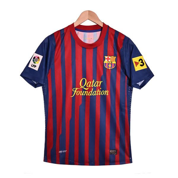 Classic Replica Barcelona 2011-2012 Season Home Jersey Group Customization Service