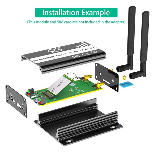 NGFF M 2 4G Adapter Key B To Usb 3.0 Adapter For 3G 4G 5G Module