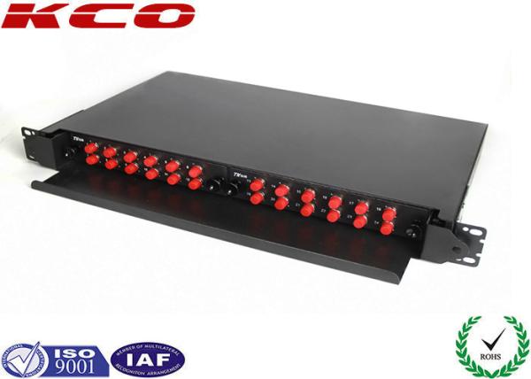 Black Box Fc Fiber Patch Panel 24 Ports Panel by Single Mode FC Pigtail Slide Type