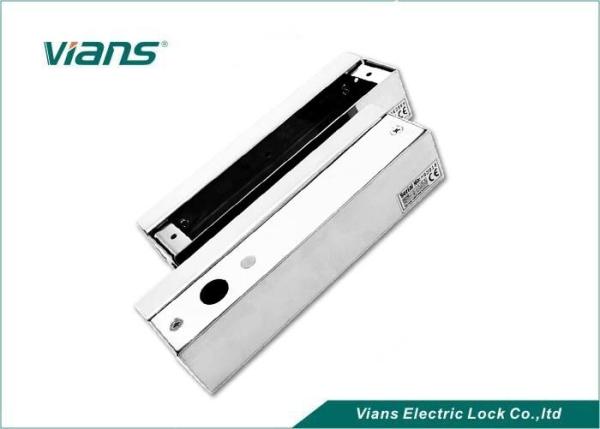 U Magnetic Lock Bolt Lock Stainless Steel Wire Drawing Electric For Frameless Glass Door