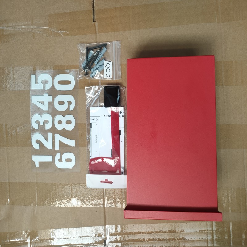 Почтовые ящики Таунхаус Вертикальная стенка почтовый ящик с добавленным замком и оцинкованной сталью