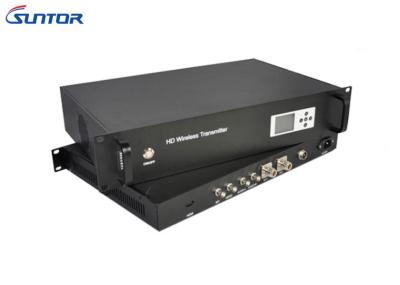40W transmissor do poder superior COFDM, ultra transmissor video sem fio exterior da longa distância