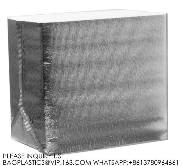 Insulated Foil Bubble Shipping Box Liner Disposable Hot Cold Thermal Insulated Food Delivery Bags