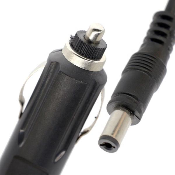 1M 2A Cigarette Lighter Male Plug to 5.5x2.1mm 1.35x3.5mm 12V DC Car Charger for Battery