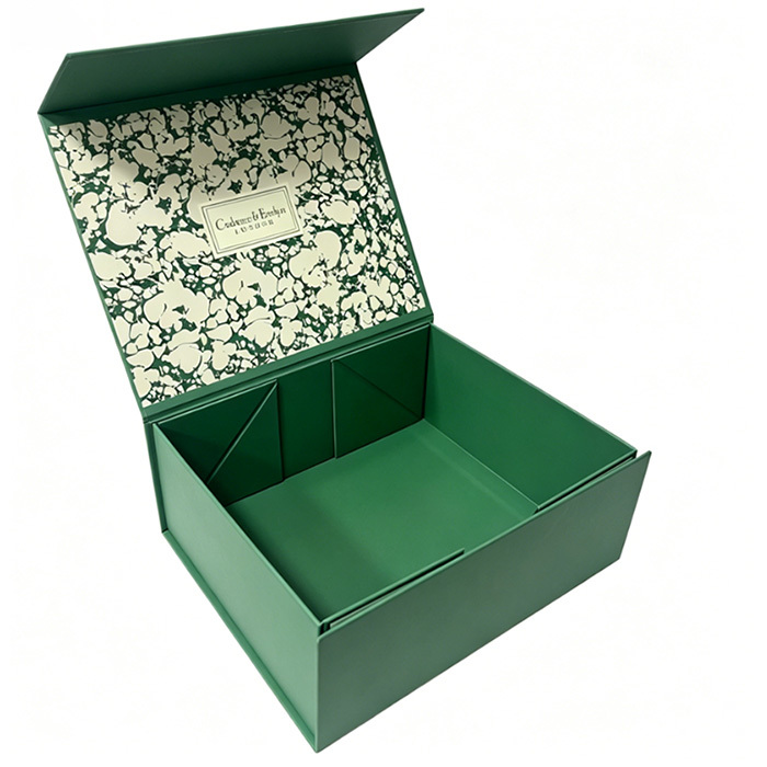 Collapsible Magnetic Rigid Gift Box Custom with Fixed Compartments